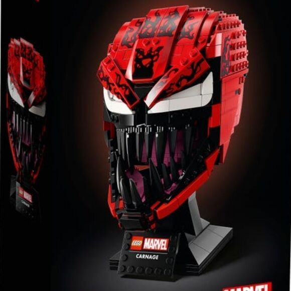 LEGO Marvel Spider-Man Carnage Building Kit Helmet 76199 - Picture 12 of 12